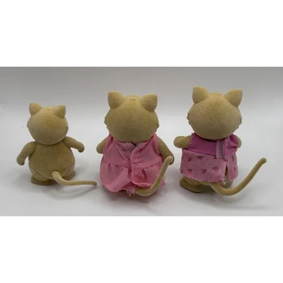 Li'l Woodzeez Whiskerelli Cat Family Figures - Picture 2 of 2